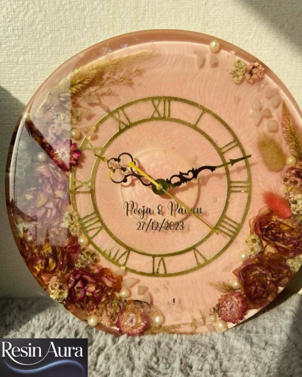 Resin Wall Clock