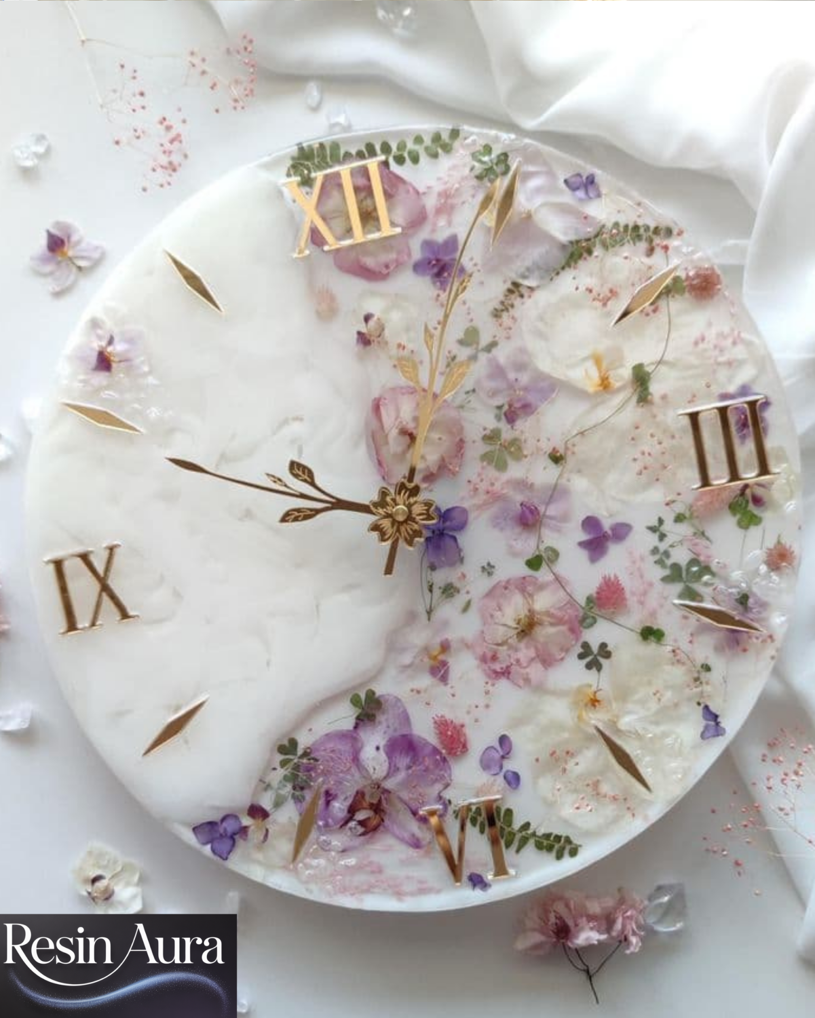 Resin Wall Clock