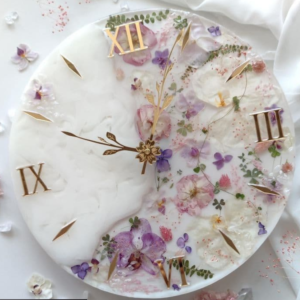 Resin Wall Clock