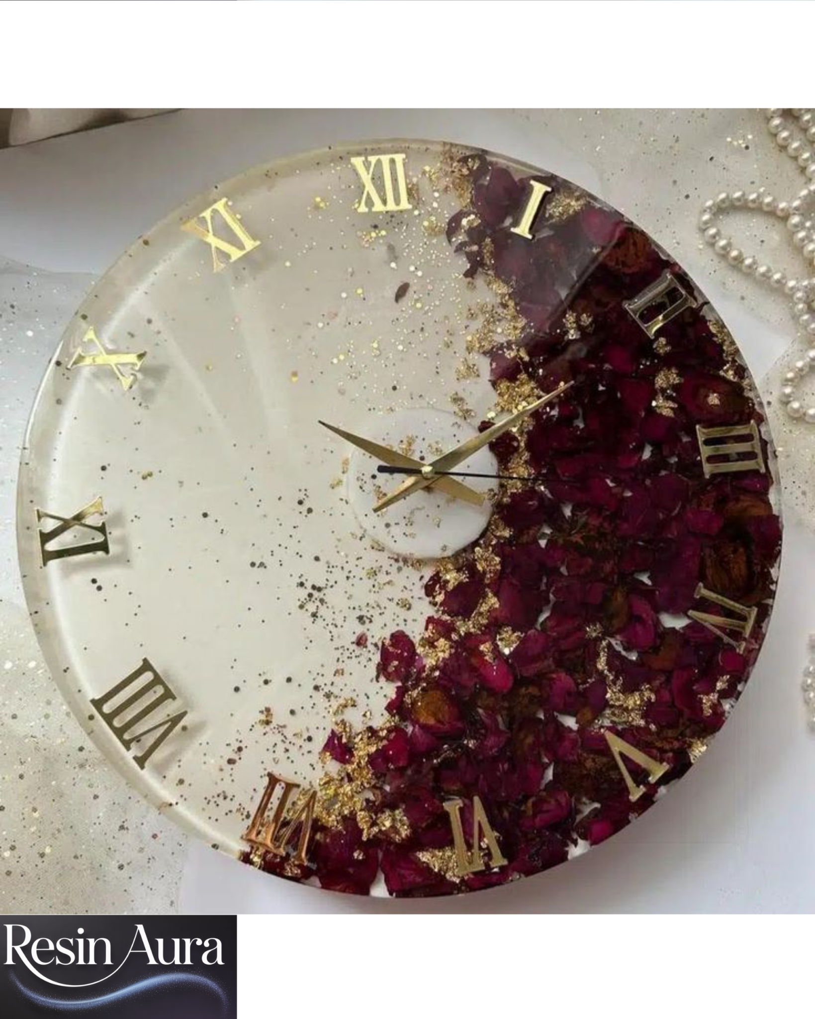Resin Wall Clock