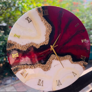 Resin Wall Clock